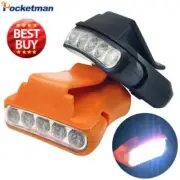 5 LED Head Cap Hat Light HeadLamp Headlight Fishing Clip on For Outdoor Camping
