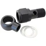 Aeroflow LS Chevy Oil Pressure Adapter Allows 1/8" Npt Aux Port Steel - AF166-05-02-ST