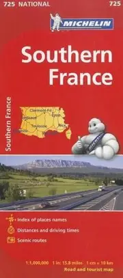 Michelin Southern France Map 725