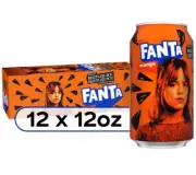 Fanta. Orange. 12 Pack. Limited Edition. Astrid Deetz. 12oz Cans. New