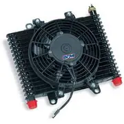 B&M Hi-Tek Trans Cooling System 13-1/2 X 9 Cooler W/Elec Fan - BM70297
