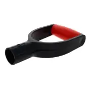 1Pcs Shovel Handle D Grip, 32mm/1.26" Inner Dia PVC Spade Snow Shovel Red+Black