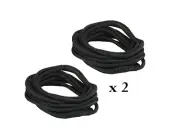 2x 12mm x 6mtr Mooring Dock Lines | Braided UV stabilised 16 strand polyester