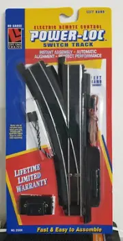 Life-Like Trains HO Switch Track Power Loc Left Hand 21306 Factory - HO Scale