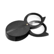 Double Mirror Magnifying Lightweight Handheld Magnifier Pocket Elderly Child