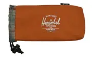 Herschel Supply Co. REPURPOSE POUCH Rust Purple Plaid Fleece Lined Sunglass Case
