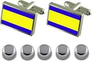 [Select Gifts] Shirt Dress Studs Debrecen City Hungary Flag Cufflinks