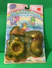 1985 MY LITTLE PONY BABY SEA PONIES SPLASHER NIC BY HASBRO