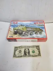 New ICM 72901 BTR-60P Soviet Armored Personnel Carrier Model Complete, No Decals