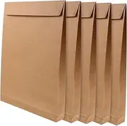 DOITOOL Pcs Kraft Paper Document Bag Office Document Organizer Filing Organiser Paper Bags for Books Shirts