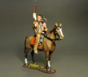 JOHN JENKINS RAID ON ST. FRANCIS RSF-24B MOUNTED WOODLAND INDIAN MIB