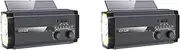 Binxind 2X Emergency Weather Radio Hand Crank Solar Radio Portable AM/FM/NOAA Radio with 5 Charging Modes Cell Phone Charger
