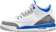 [Nike] Big Kid's Jordan 3 Retro Racer Blue White/Racer Blue-Black (398614 145) - 4.5