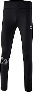 [Erima] Men's Long Racing Running Tights Black