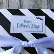 44x Father’s Day Gift Labels Gift Stickers Can Be Personalised Bar Party Favours