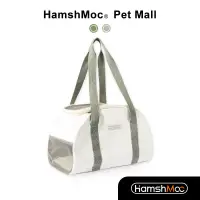 在飛比找蝦皮商城優惠-HamshMoc 可水洗寵物斜背包 舒適透氣 便攜貓咪旅行手