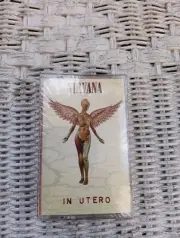 Nirvana In Utero Cassette 1993 Tape Alternative Music Kurt Cobain Grunge NEW