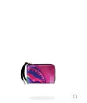 SPRAYGROUND METALLIC TYE DYE CHECK WALLET
