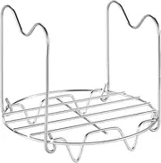 Steamer Rack Trivet with Handles for Instant Pot Pressure Cooker Accessories (Handle Without Silicone, for 6qt)
