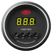 SAAS Turbo Timer Digital Auto 52mm Black Muscle Series SG-DTT52B