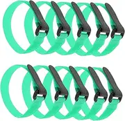 Angoily 25pcs Tie Buckle Strap Yoga Mat Carrying Strap Cinch Strap for Luggage Hook and Loop Strap Yoga Mat Sling Securing Cord Ties Cord Management Strap Reusable Yoga Straps
