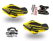 Powermadd Sentinel LED Turn Signal Handguards Yellow Black Snow Stealth Hayes