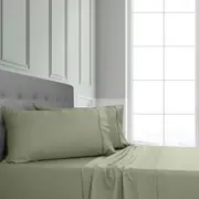 Ardor Queen Cotton Sheet Set Home Bedding 375TC Sage