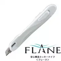 在飛比找博客來優惠-KOKUYO FLANE安全美工刀 (標準型) 白 白