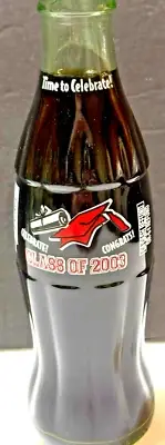 FULL Vintage Class of 2003 Time to Celebrate! Graduation Coca Cola 8oz Bottle