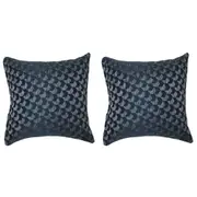 2PK Jason Commercial Regency Premium Bedroom Cushion Filled 45x45cm Ocean 600GSM