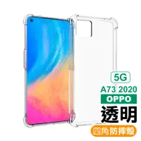 在飛比找momo購物網優惠-OPPO A73 2020 5G 透明四角防摔手機空壓殼(O