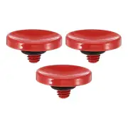 Camera Shutter Button 3pcs Shutter Release Button Concave, Red