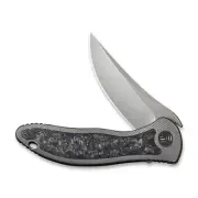 WE KNIFE Mini Synergy Frame Lock 2011CF-A Knife 20CV Carbon Fiber Gray Titanium