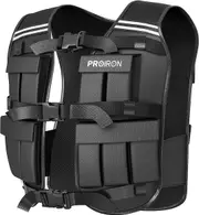 Adjustable Weighted Vest,20 Weight Packs,with Reflective Stripe