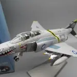 1/100美國空軍 F-4鬼怪戰鬥機仿真合金飛機模型精美塗裝全新升級絕版模型 收藏