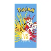 Pokemon Towel Children's Bath Beach Pool Pikachu Scorbunny Cotton 140cm x 70cm