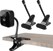 [Naseom] Pack of 2 Flexible Clamp Brackets, Universal Mast mount, Camera Mount Clamp Mount, Metal Clamp Holder for Eufy Cam 2C/2C Pro/3/3C, EufyCam 1/2/EufyCam E (15 cm)