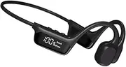 Snblzhef S10 Bluetooth 5.4 Bone Conduction Wireless Headphones 30 Meters Depth IPX8 Waterproof Swimming Headsets 32GB MP3 Player