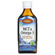 Carlson, MCT & Omega-3, Natural Lemon Lime, 6.7 fl oz (200 ml)