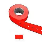 50,000 (50 Rolls) Red Permanent Blank Plain CT1 22 x 12mm Price Gun Labels