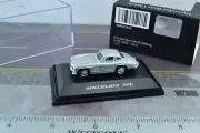 Welly Mercedes Benz 300 SL Silver Car Diecast Metal 1:87 HO Scale (HO6784)