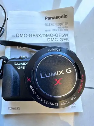 Panasonic DMC-GF5 類單眼數位相機 黑色 二手