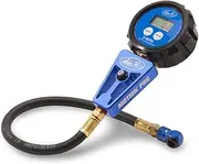 Motion Pro Digital Tire Pressure Gauge 15 Inch Long High Pressure Hose Includes Batteries 08-0684