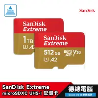 在飛比找蝦皮商城優惠-SanDisk Extreme microSDXC A2 5