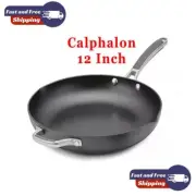 Calphalon Easy System Nonstick Omelette Pan 12" Black -2 Spouts FREE SHIPPING
