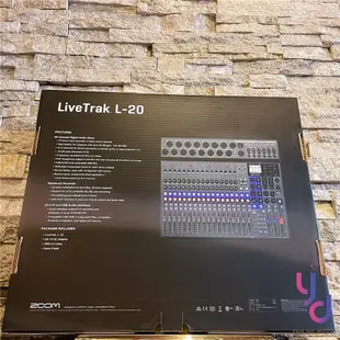 ZOOM LiveTrack L20 Console 數位 混音器 MIXER 樂團 錄音 直播 (10折)