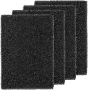 Honoson 4 Pieces Filter Foam Sponges, Aquarium Bio 8 x 4 x 1 Inch, Black