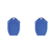 2x Dexas 33cm Chop & Scoop Silicone Cutting Board Veggie/Fruit Chopping Med Blue