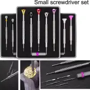 Precision Small Screwdrivers Set Watch Repair Tool Flat Straight Screwdriver Kit