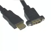 1-10ft HDMI 1.4 Panel Mount Extension Cable 4K 3D 1080P PS4 PS3 XBOX HDTV LED TV
